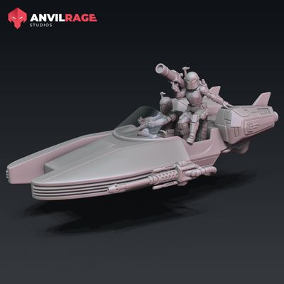 Mercanary Girls Speeder