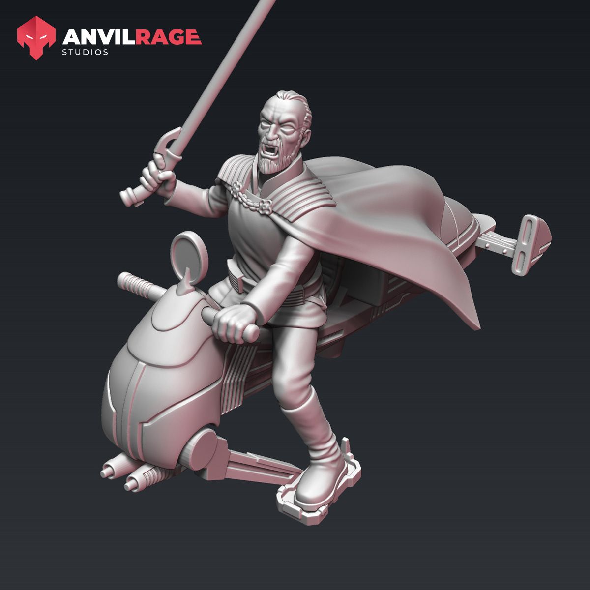 Count Drookula On Speeder