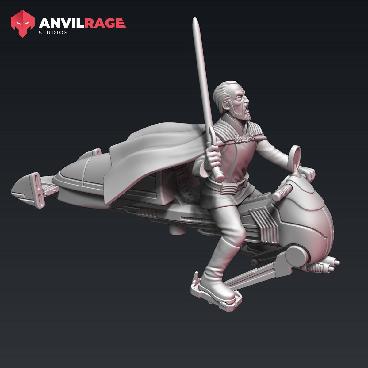 Count Drookula On Speeder