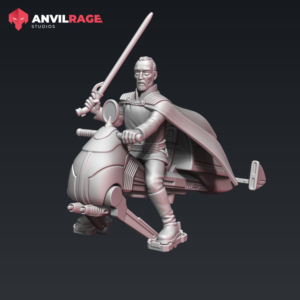 Count Drookula On Speeder