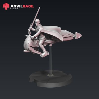 Count Drookula On Speeder