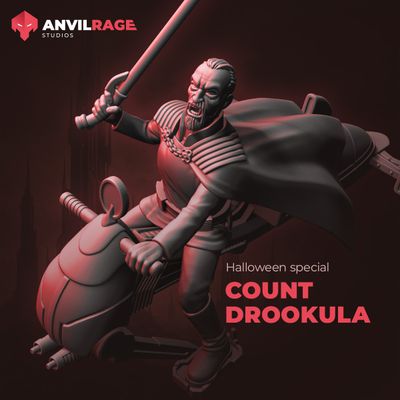 Count Drookula On Speeder