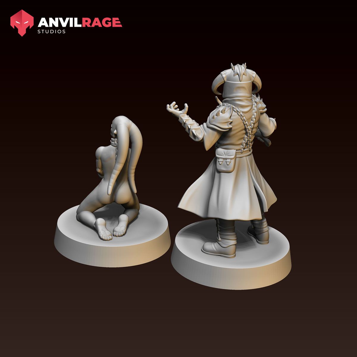 Dragon Priest and Slave