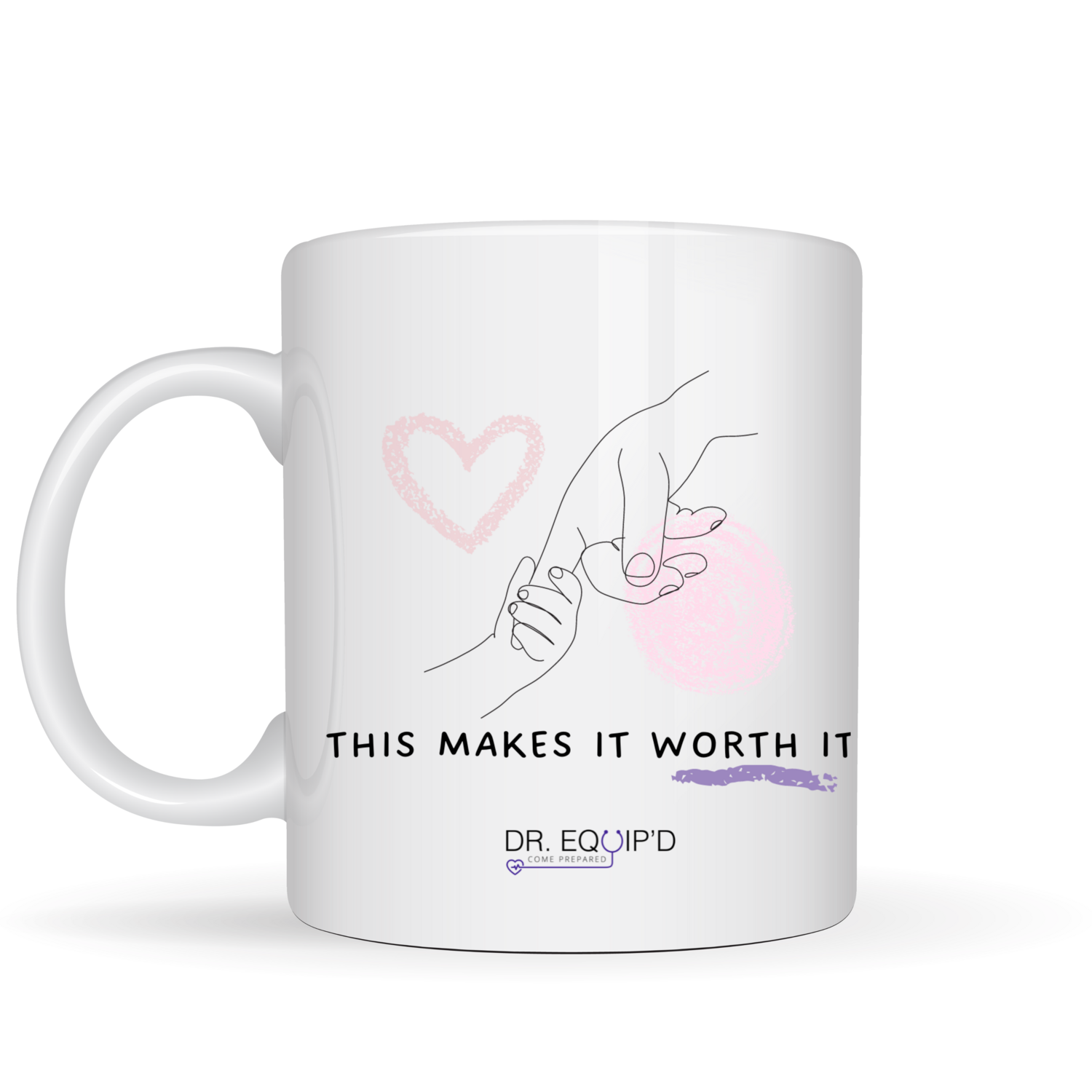 Paediatrics Mug Set: 4 Unique Designs