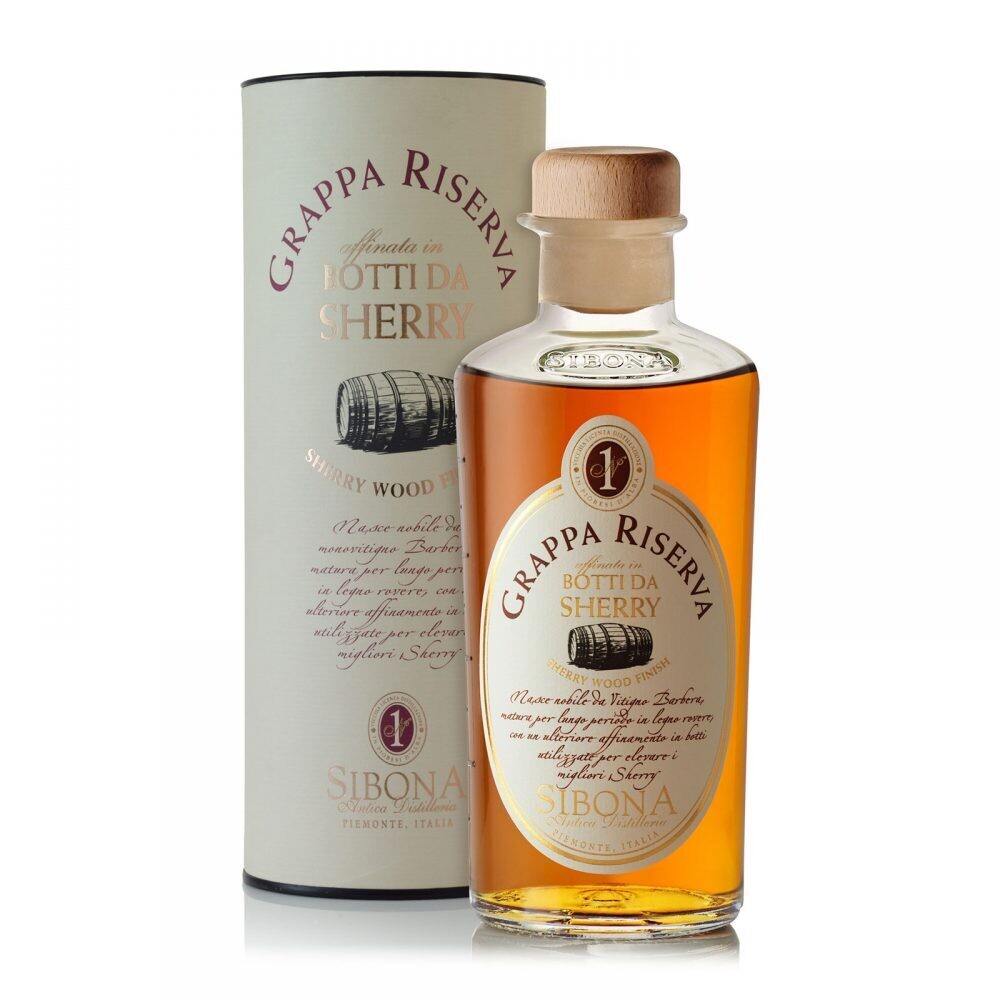Sibona GRAPPA RISERVA IN BOTTI DA SHERRY