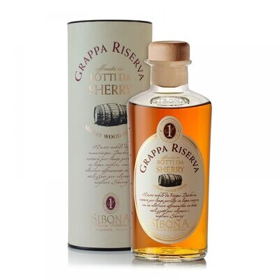 Sibona GRAPPA RISERVA IN BOTTI DA SHERRY