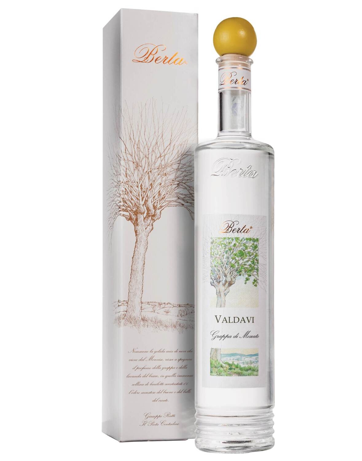 Berta Grappa di Moscato Giovane Primaneve Valdavì
