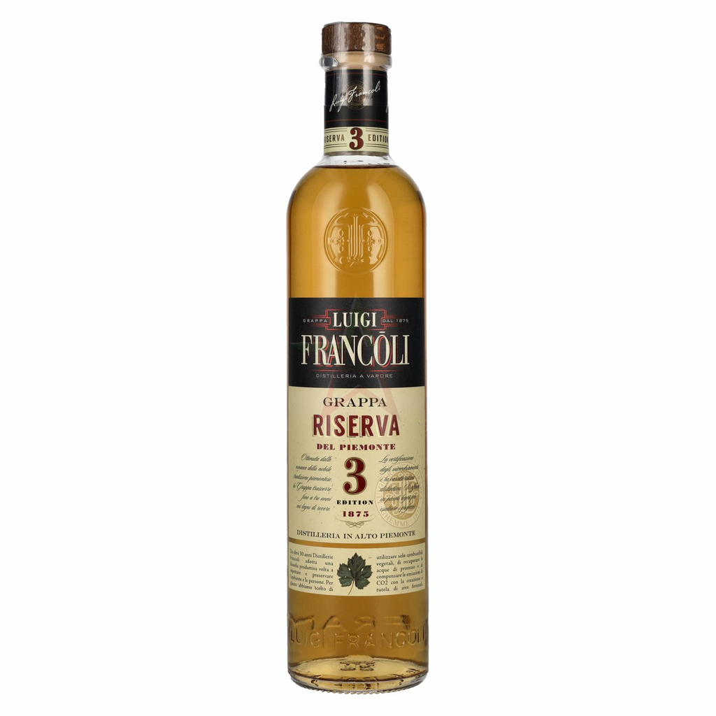 Francoli Grappa del Piemonte Riserva 3 Anni