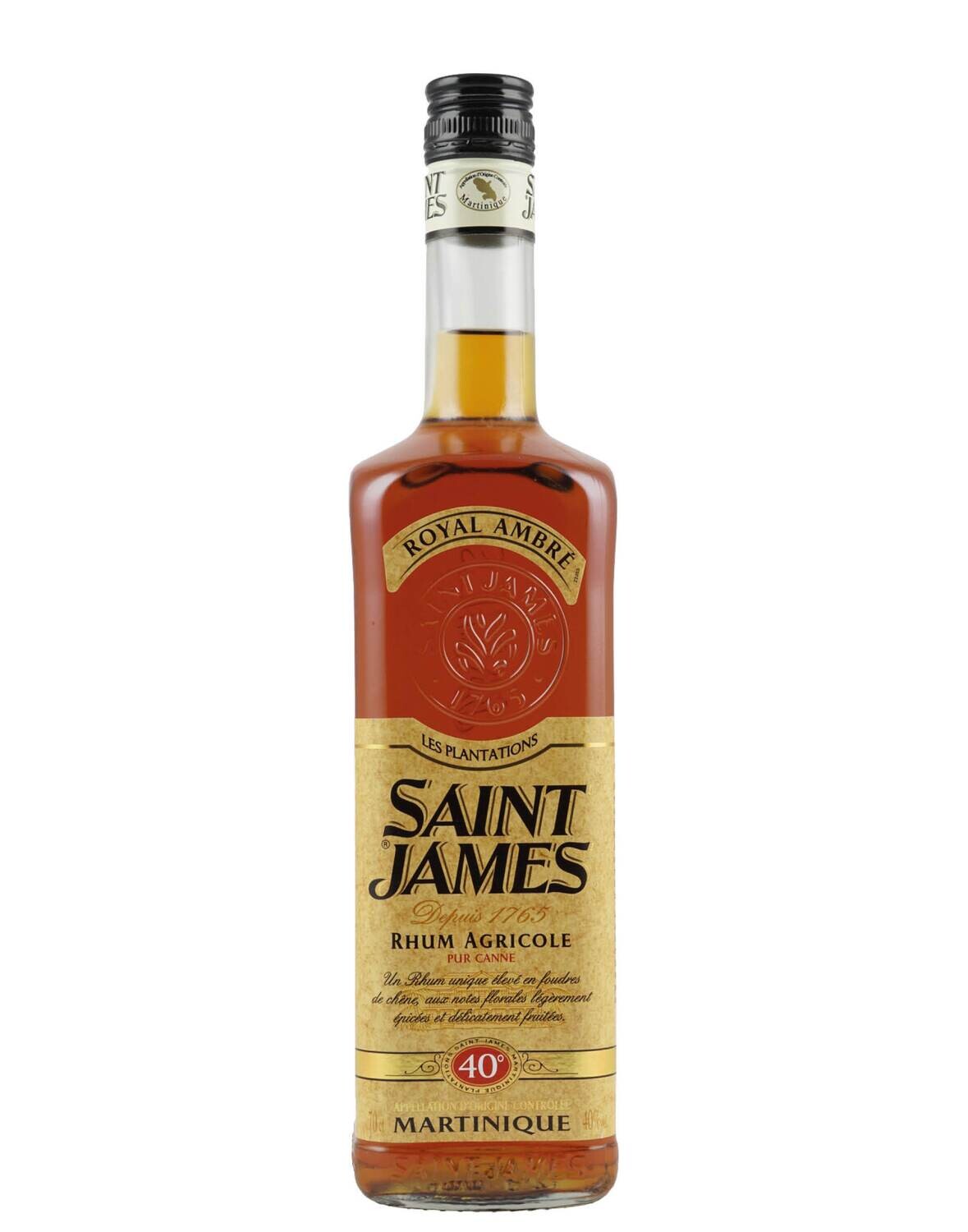 Saint James Martinique AOC Rhum Agricole Royal Ambré