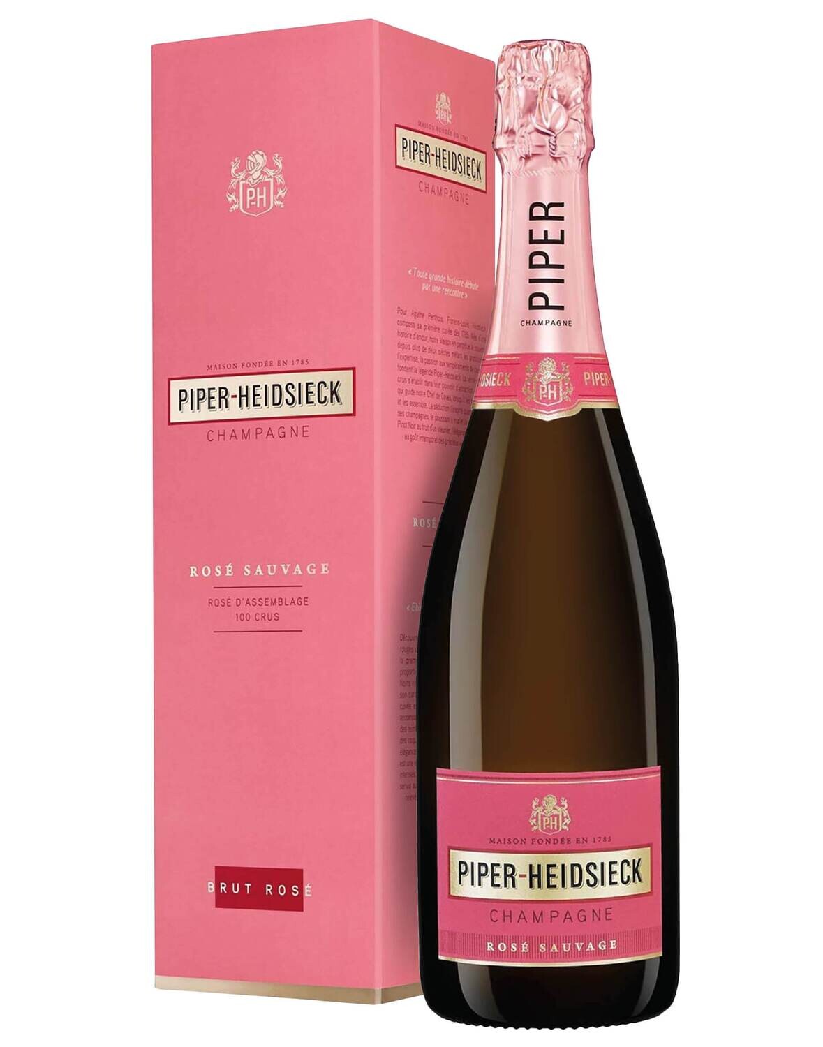 Champagne Brut AOC Rosé Sauvage Piper-Heidsieck