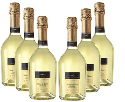 6 bottiglie Bacio della Luna Blanc De Blancs Millesimato Brut