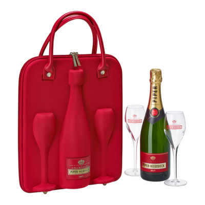 Piper-Heidsieck Cuvée Brut + Borsa e due bicchieri