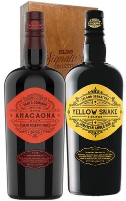 RUM ANACAONA GRAN RESERVA &amp; YELLOW SNAKE JAMAICAN RUM