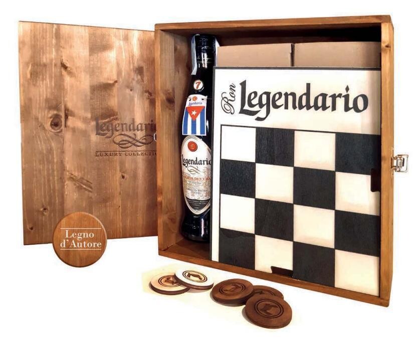 RUM LEGENDARIO ELIXIR 7 ANNI CONFEZIONE REGALO LA DAMA