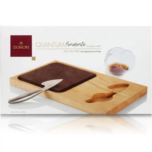 DOMORI Quantum Cioccolato Fondente Tagliere e Coltello