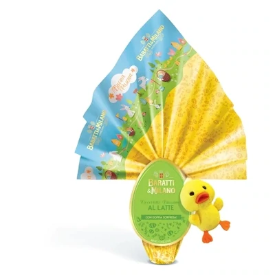 Baratti &amp; Milano Uovo gr.210 Bimbi Latte Doppia Sorpresa