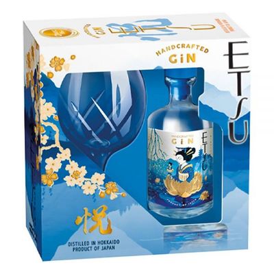 ETSU GIN ORIGINAL 43° 70 CL CON BICCHIERE