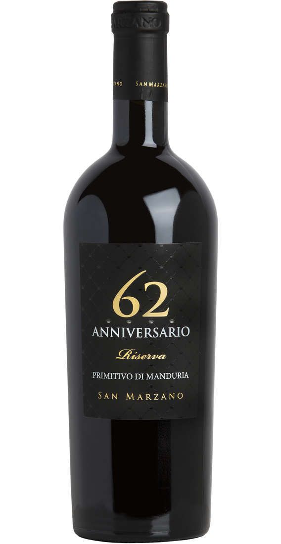 Primitivo di Manduria RISERVA &quot;Anniversario 62 &quot; DOP San Marzano