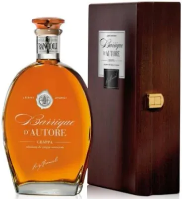 Grappa Barrique d&#39;Autore cl 70 in cassa legno - Francoli