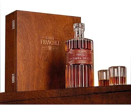 Francoli Grappa Riserva Decò +2 Bicchieri (Astucciata)