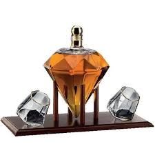 Grappa Bonollo Diamante in Vetro Soffiato