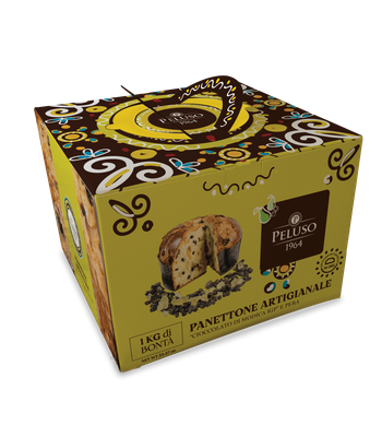 PELUSO PANETTONE PERA E CIOCCOLATO DI MODICA IGP
