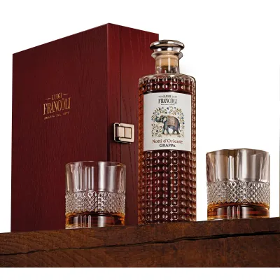 Francoli Grappa Notti D’oriente +2 Bicchieri (Astucciata)