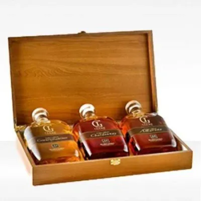 Grappa Marzadro Confezione Legno 3 Giare