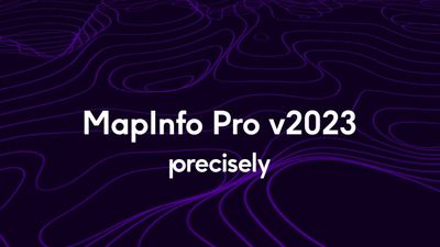 Precisely MapInfo Professional for Windows