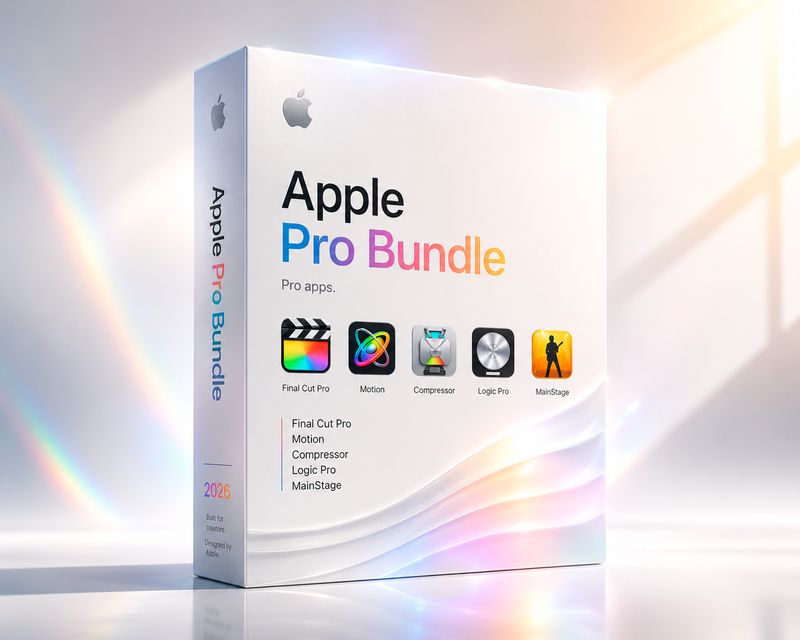 Apple Pro Bundle for Mac with Final Cut Pro, Logic Pro and professional creative software tools