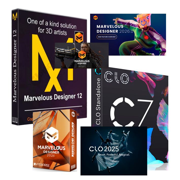 MARVELOUS Designer and CLO Standalone Bundle at DKSOft.shop