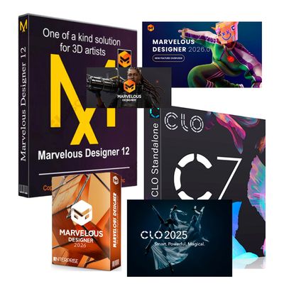 MARVELOUS Designer and CLO Standalone Bundle at DKSOft.shop