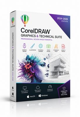 CorelDRAW Graphics and Technical Suite professional design software for vector illustration, layout and technical graphics