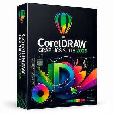 CorelDRAW Graphics Suite interface for vector design, illustration and professional graphic workflows