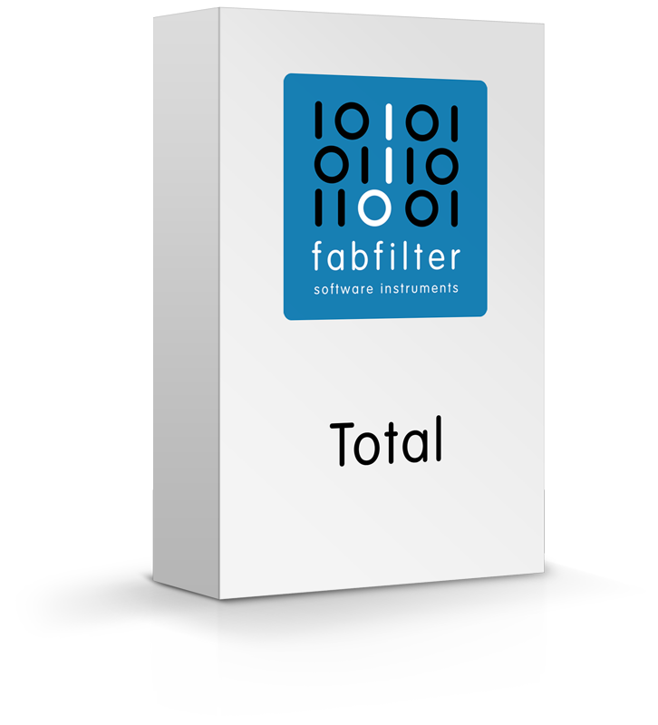 FabFilter Total Bundle professional audio plugins for music production, mixing, mastering and sound design
