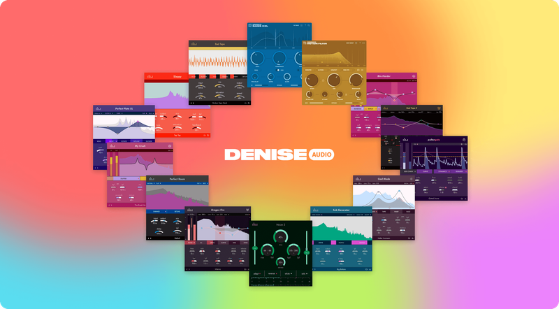 Denise Audio Total Bundle with professional audio plugins for music production, mixing and mastering workflows