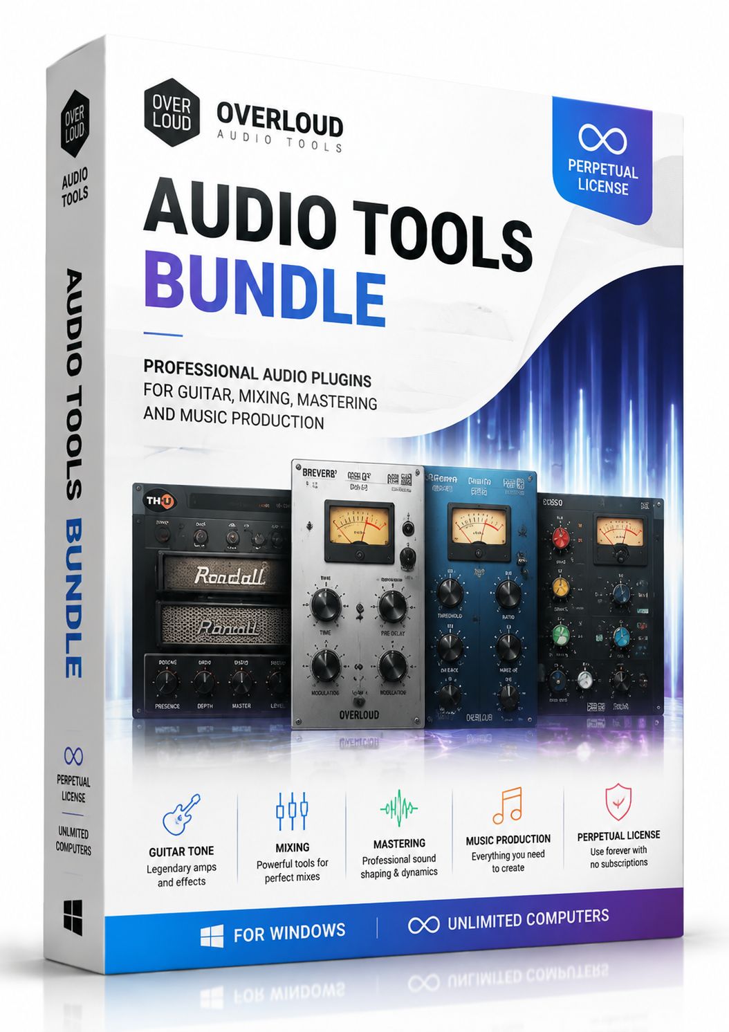 Overloud Audio Tools professional audio plugins and effects for music production, mixing and sound design