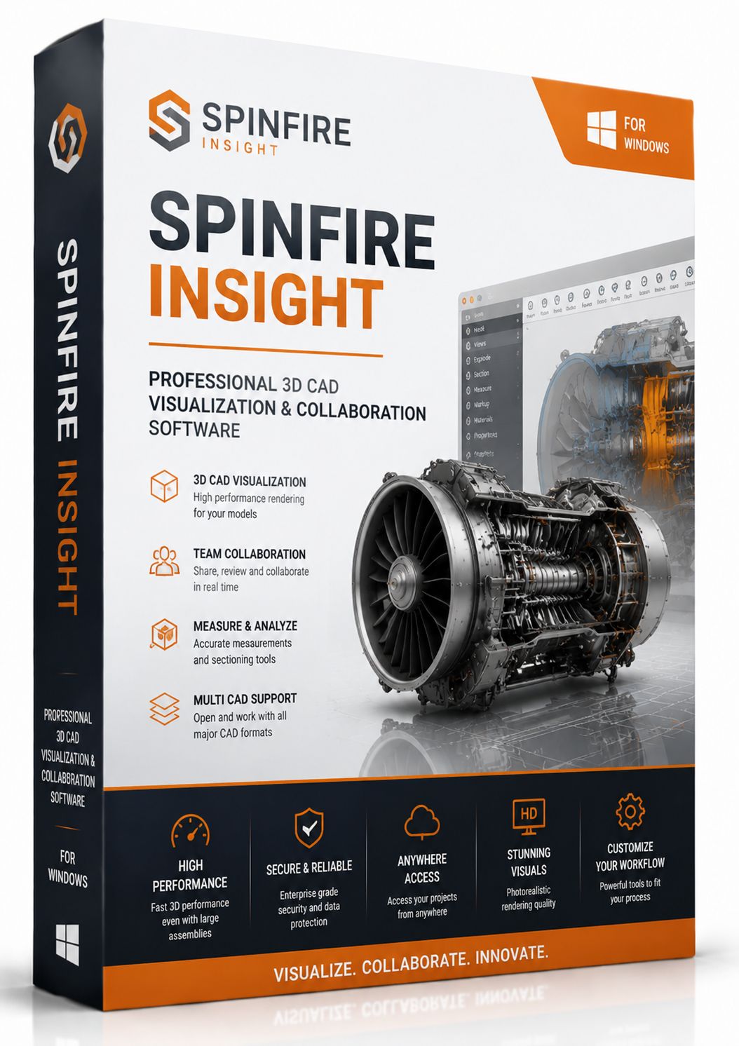 SpinFire Insight for Windows - Professional 3D CAD Visualization and Collaboration Software