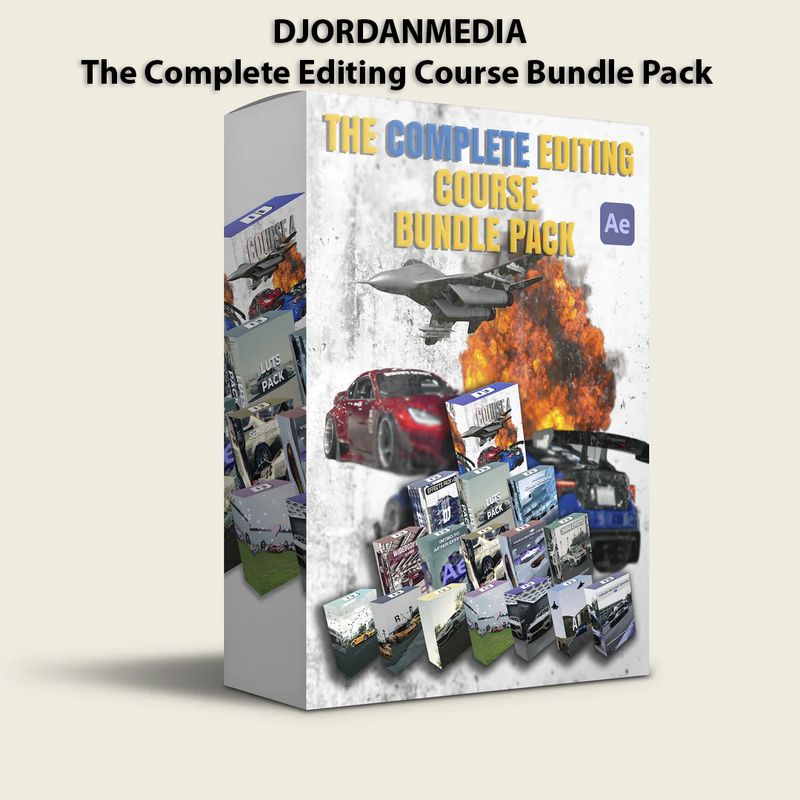 DJordanMedia Editing Course Bundle with professional video editing training and creative editing lessons