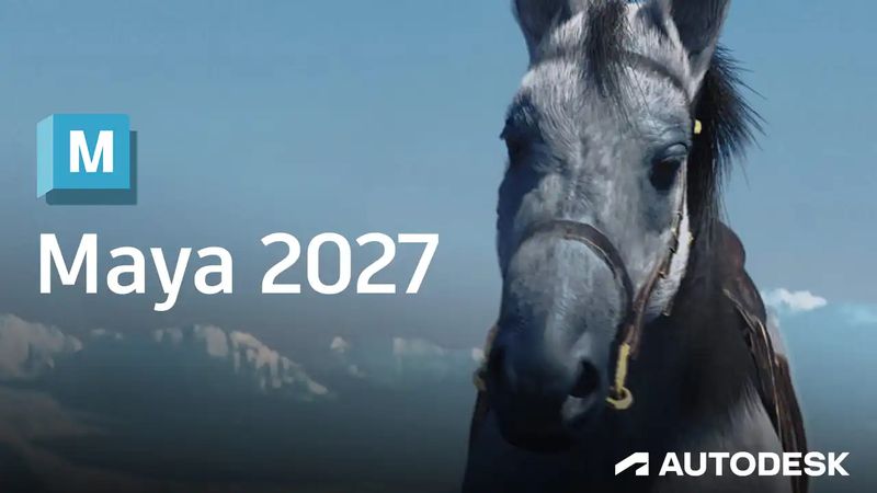 Autodesk Maya 2027 professional 3D animation, modeling and rendering software for artists and creators