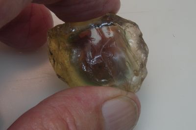 Teal Bi-Color Dichroic Oregon Sunstone 69.5ct (13.9 gram) IS1125