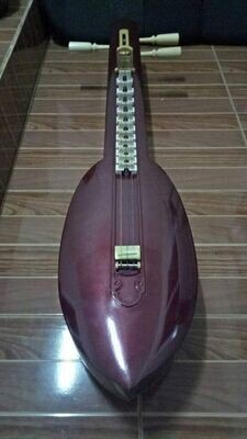 Thai Plucked String Music Instruments-Chakhe, Krapeu, Jakhe—Jackfruit Wood-J008