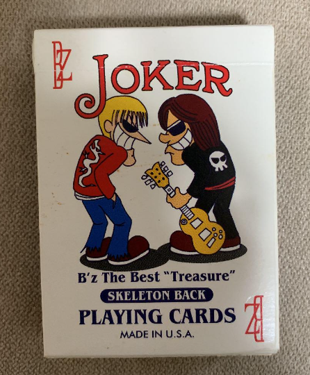 B&#39;z the best treasure Skeleton Back Joker Playing Cards USA Made