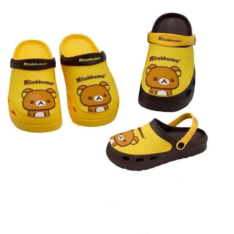 Rilakkuma Children Kids Indoor Outdoor Unisex Clog Shoes