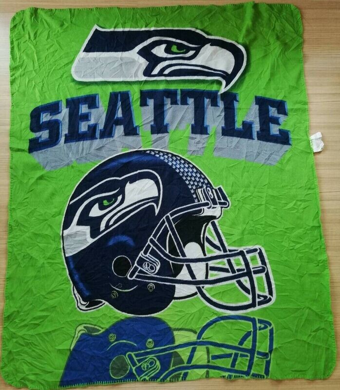 Vintage!!! Seattle Seahawks Floor Mat Carpet Rugs Decor Official NorthWest