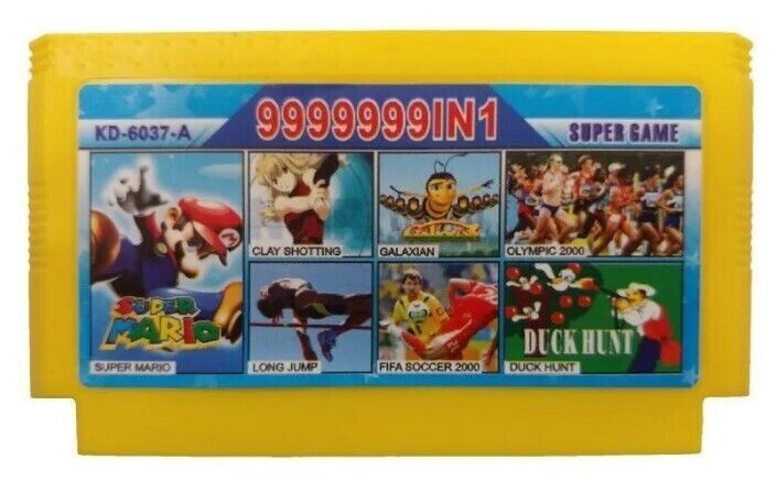 Famicom 8-bit KD-6037-A SUPER MARIO, GALAXY, DUCK HUNT, OLYMPIC, shooting, FIFA