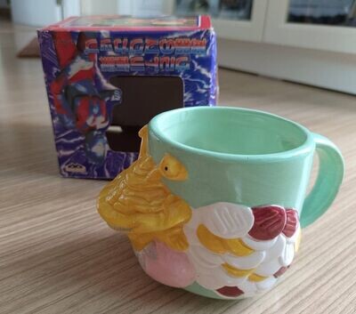 Buy 2 &amp; Get 1 FREE!! F1997 Banpresto Ultra Monster Kanegon Mug Cup Tsuburaya 3D