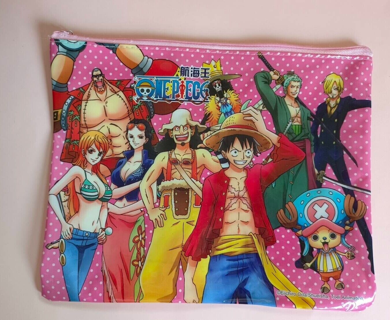 Elegantly captivating, the All Purpose One Piece Anime Classic Bag compact size