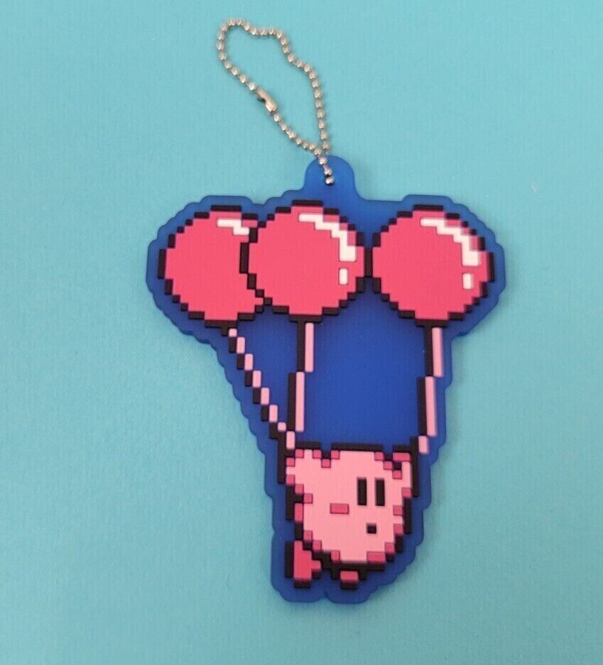 Nintendo Everyday Kirby Rubber Keychain Balloon Japan