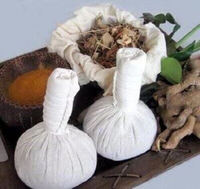 Thai Herbal Massage, Compress Ball 100% Natural,Organic For Face & Body 150 gram